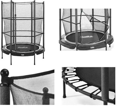 Батут Salta Junior trampoline круглий 140 см Black 5426A фото