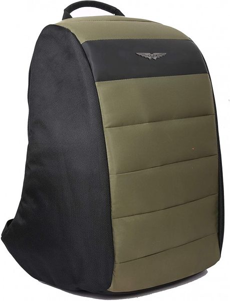 Рюкзак із відділенням для ноутбука 15 дюймів на 20 л POLICE SHROUD ANTI-THEFT BACKPACK чорний/зелений PT1692272_3-73 фото