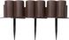 Комплект садовой огради Prosperplast PALISADA - коричневий, 3,02 м 5905197140124 фото 2