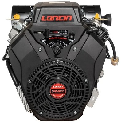 Двигун бензиновий Loncin LC2V80FD (30 к. с., ел.стартер, шпонка 36 мм, євро 5) 13007 фото