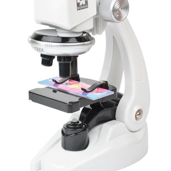 Мікроскоп KONUS KONUSTUDY-5 (100x, 400x, 1200x) (смартфон-адаптер) 5013 фото