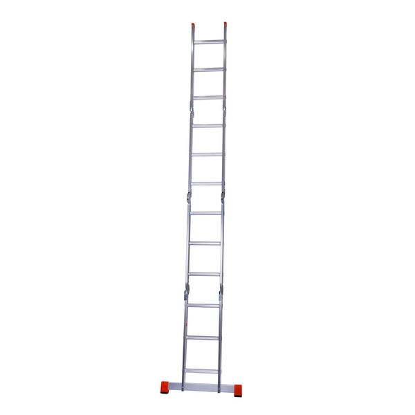 Лестница шарнирная алюминиевая Laddermaster Bellatrix A4A3. 4x3 ступеньки + подарунок 3945-01 фото