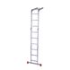 Лестница шарнирная алюминиевая Laddermaster Bellatrix A4A3. 4x3 ступеньки + подарунок 3945-01 фото 4