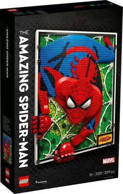 Конструктор LEGO Art Дивовижна Людина-павук: перший погляд 31209L фото
