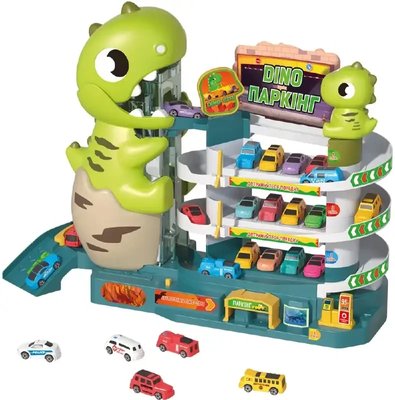 Игровой набор ZIPP Toys Dino паркинг электрический 532.01.26 фото