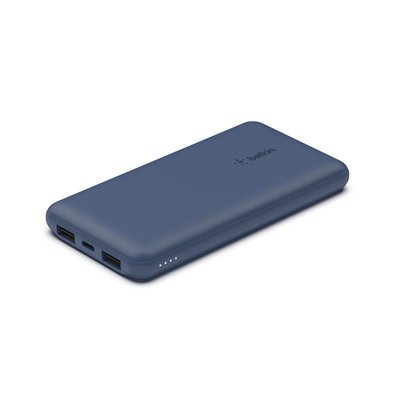 Акумулятор портативний літій-іонний Power Bank Belkin 10000 мА·год 15 Вт, 2хUSB-A/USB-C, блакитний BPB011BTBL фото
