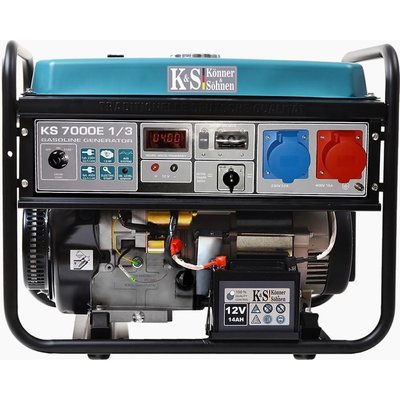 Бензиновий генератор Konner&Sohnen KS 7000E 1/3 KS 7000E-1/3 фото