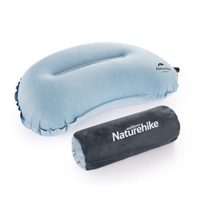 Самонадувна подушка Sponge Pillow New Naturehike NH20ZT006 blue 6927595773864 фото