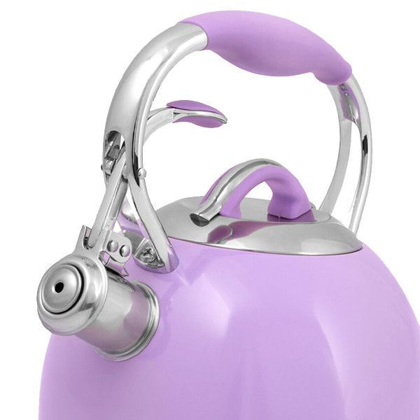 Чайник Fissman Felicity зі свистком 2.6 л Фіолетовий (5960) 5960 фото