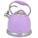 Чайник Fissman Felicity зі свистком 2.6 л Фіолетовий (5960) 5960 фото 1