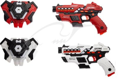Набір лазерної зброї Canhui Toys Laser Guns CSTAG BB8913F (2 пістолети + 2 жилети) 381.00.20 фото