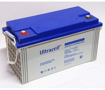 Акумуляторна батарея Ultracell UCG120-12 GEL 12 V 120 Ah (409 x 176 x 225) White Q1/40 U_28066 фото