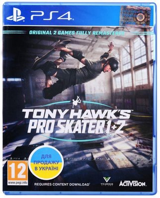Гра консольна PS4 Tony Hawk Pro Skater 1&2, BD диск 88473EN фото