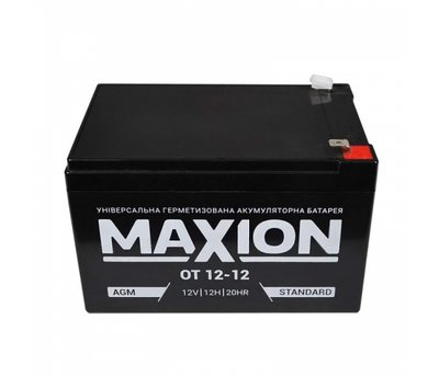 Акумуляторна батарея MAXION AGM OT 12-12 12V 12Ah ( 151 х 98 х 100 ), Q4 U_27829 фото