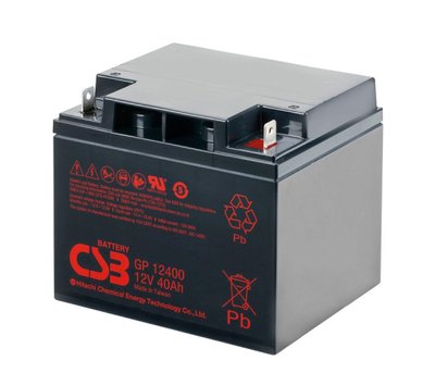 Акумуляторна батарея CSB GP12400 12V 40Ah (197х166х170мм) Q1 U_4309 фото