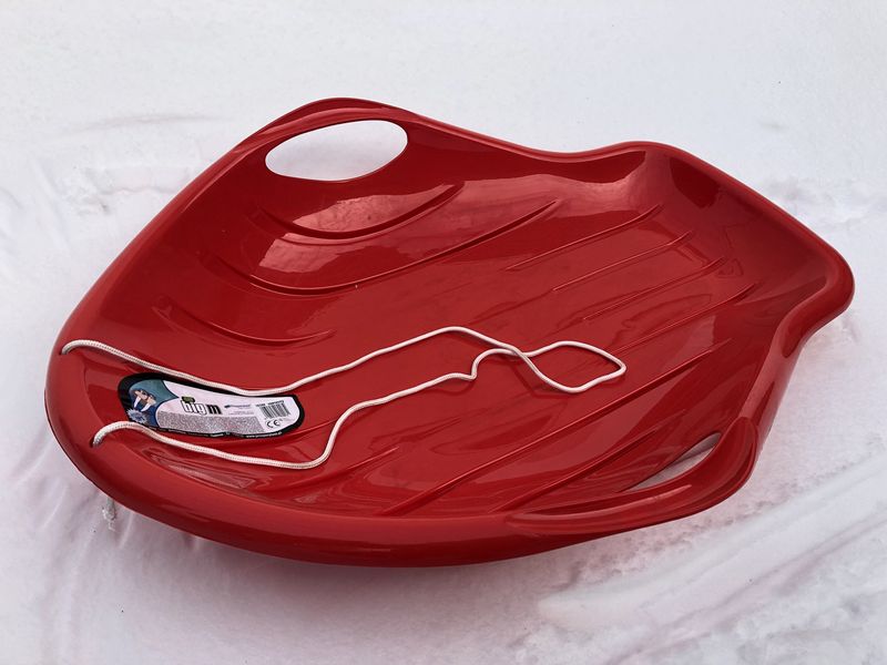 Зимові санки-льодянка BIG M, червоні 5905197069074 фото