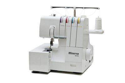 Оверлок MINERVA M840DS, 105Вт, 8 оп., (4, 3-х ниткові шви), білий M840DS фото