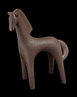 Статуетка N264/A "Конь" 23 см, коричнева. 4234287980909BROWN фото