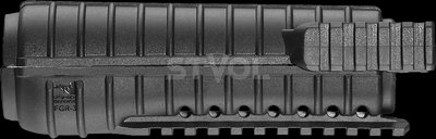 Тактичне цівку для М4, 3 планки Пикатинни, чорне FGR-3 фото