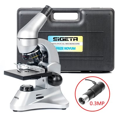 Мікроскоп SIGETA PRIZE NOVUM 20x-1280x з камерою 0.3Mp (в кейсі) 65243 фото