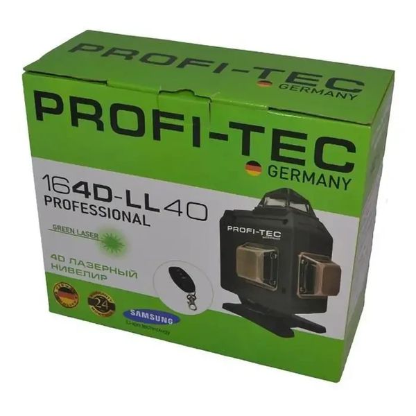 Лазерний нівелір 4D PROFI-TEC 164D-LL40 Professional 164D-LL40 фото