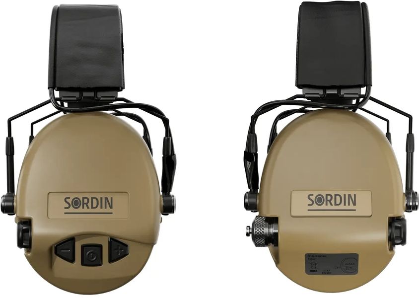 Активні навушники SORDIN SUPREME MIL AUX SLIM HB SAND 74308-05-S 74308-05-S фото