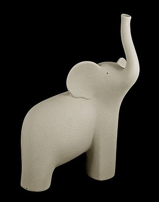 Статуетка N292/A "Слон" 33 см, беж. 6347899323244 фото