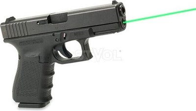 Лазерний цілевказівник інтегрований під Glock 19 Gen 4 (зелений) LMS-G4-19G фото