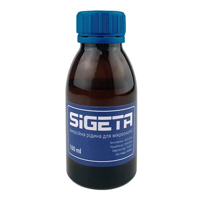 Иммерсионное масло для микроскопии SIGETA 100ml 65660 фото