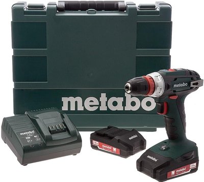 Акумуляторний дриль-шурупокрут Metabo BS 18 Quick (Безкоштовна доставка) 602217500 фото