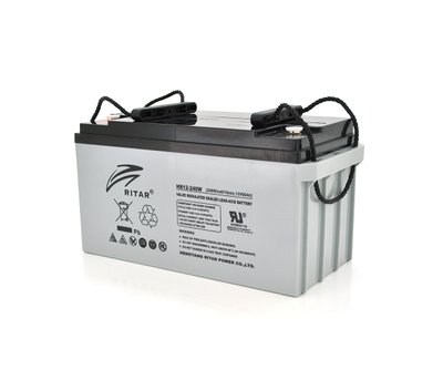 Акумуляторна батарея AGM RITAR HR12240W Gray Case 12V 65 0Ah ( 350 х 167 х 182 (182 ) 19 50 kg Q1 U_21969 фото