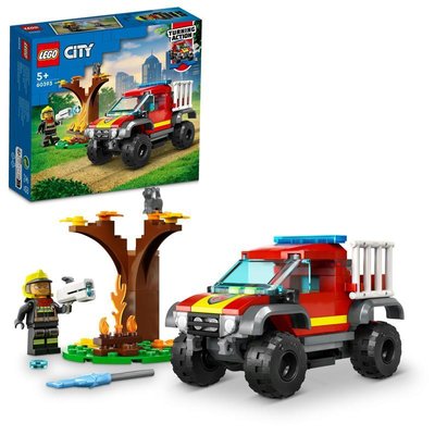 Конструктор LEGO City Fire Пожежно-рятувальний позашляховик 60393L фото
