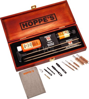 Набір для чищення Hoppe's в дерев'яному кейсі BUOX фото
