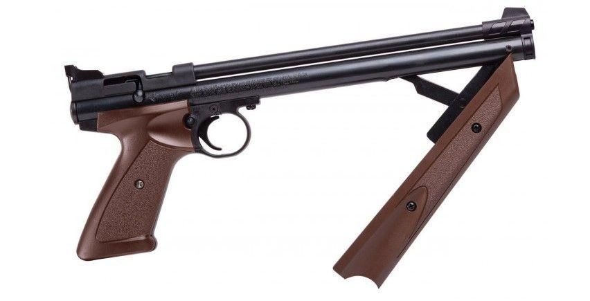 Пневматичний пістолет CROSMAN American Classic P1377BR (коричневий) + подарунок P1377BR фото