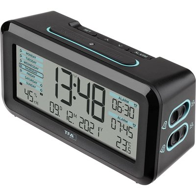Настільний годинник з термогігрометром TFA "BOXX2" (60256201GB) 60256201GB фото