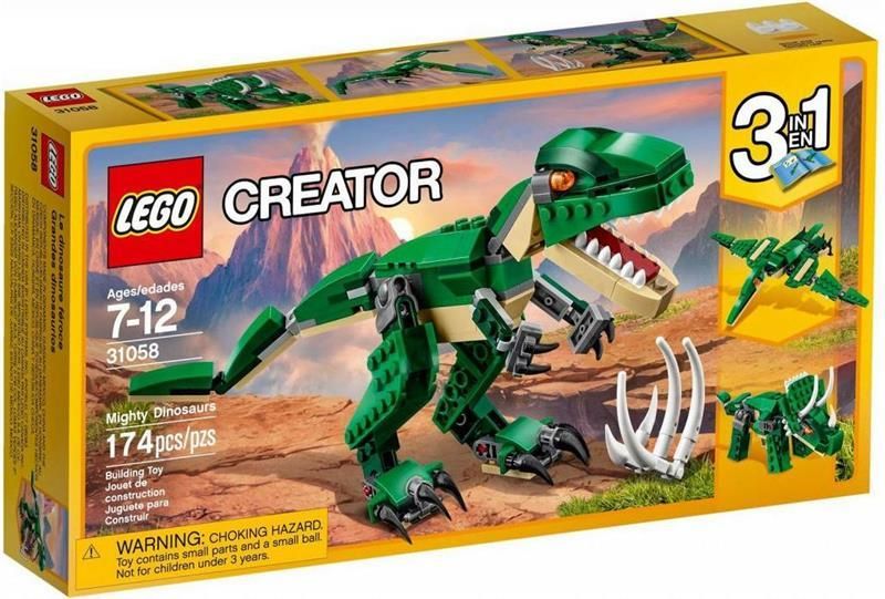 Конструктор LEGO Creator Могутні динозаври 31058L фото
