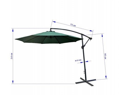 Зонт садовый Time Eco ТЕ-009-300 4820211101237 фото