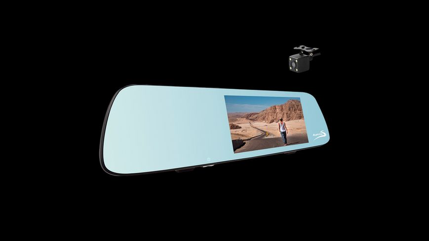 Зеркало-накладка заднего вида с Full HD регистратором ASPIRING MAXI 1 SPEEDCAM, WIFI, GPS, ADAS AS_MS885440 фото