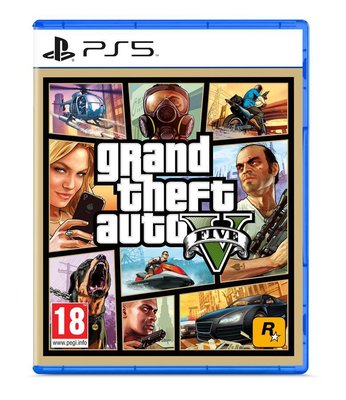 Гра консольна PS5 Grand Theft Auto V PS5, BD диск 5026555431842 фото