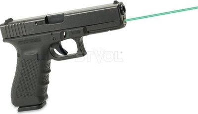 Лазерний цілевказівник інтегрований під Glock 17 Gen 4 (зелений) LMS-G4-17G фото