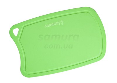 Дошка обробна термопластикова з антибактеріальним покриттям, Samura "Fusion", зелена (SF-02GR) SF-02GR фото
