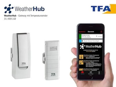 Температурна станція для смартфонів TFA WeatherHub 31400102 Set1 31400102 фото