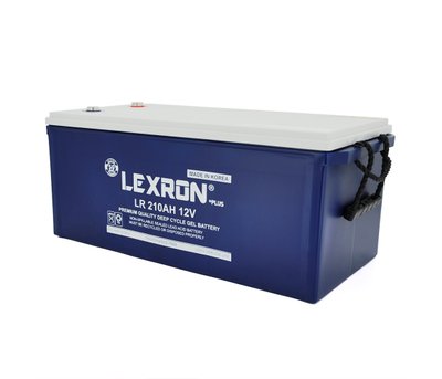 Акумуляторна батарея Lexron LXR-12-210 GEL 12V 210 Ah (522 x 240 x 222) 59.5kg U_29323 фото
