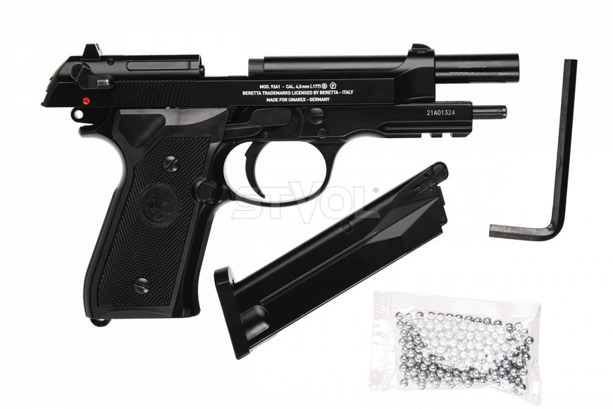 Пневматичний пістолет Umarex Beretta Mod. M92 A1 Blowback + подарунок 5.8144 фото