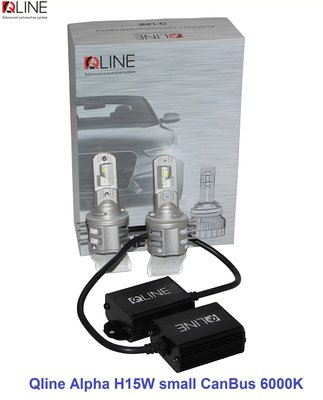 Світлодіодні лампи Qline Alpha H15W small CanBus 6000K (2шт) 34532-car фото