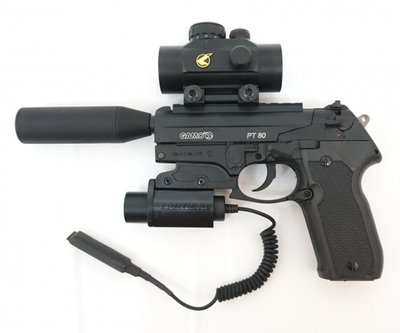 Пістолет пневматичний Gamo PT-80 Tactical 6111354 фото
