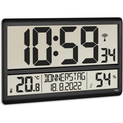 Настінний годинник з термогігрометром TFA (60452001) 60452001 фото