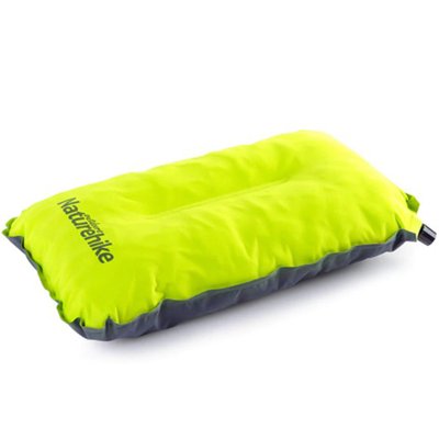 Самонадувна подушка Naturehike Sponge automatic Inflatable Pillow UPD NH17A001-L Green 6927595746240 фото