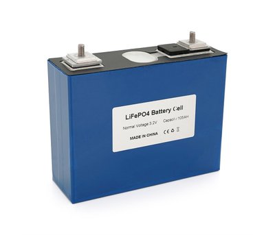 Литий-железо-фосфатный аккумулятор 3.2V105AH вес 2 кг U_24315 фото