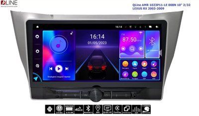 Штатна магнітола QLine 1023P11-LE-008N 2/32 Lexus RX300, 350, 330, 400h 03-09 34728-car фото